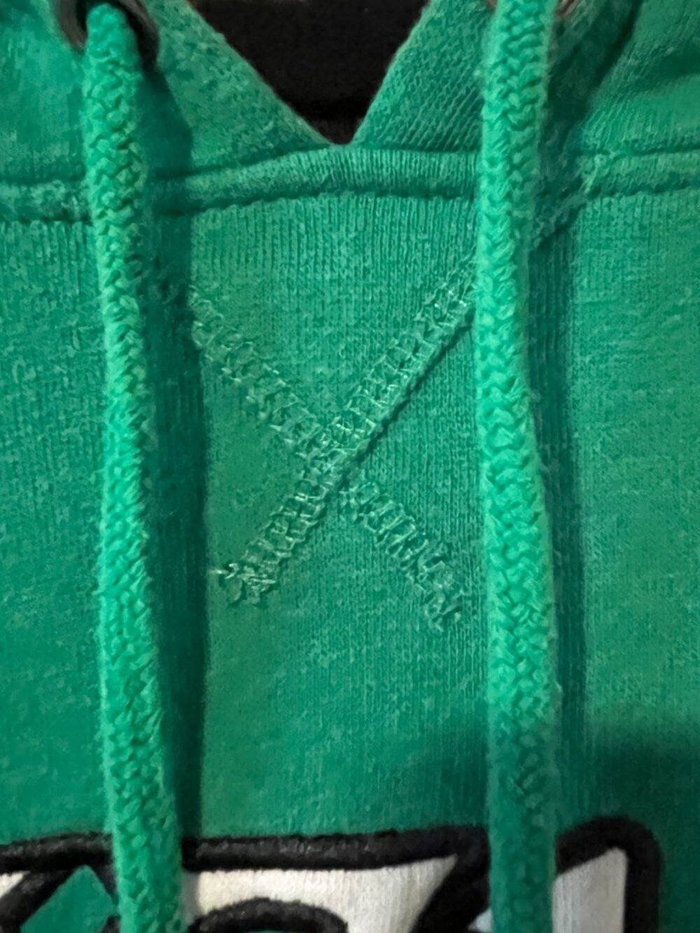 Mitchell & Ness Philadelphia Eagles NFL Hoodie Sweatshirt Throwbacks Green Black - Picture 3 of 13